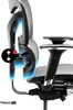Close-up shot of the back and seat mechanism of an ergonomic office chair. Anteprima dell’immagine prodotto