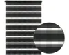 Gardinia EASYFIX Doppelrollo Karo anthrazit 45 x 150 cm Produktbild-Vorschau 1