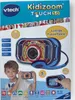 The image shows the retail packaging of a Vtech Kidizoom Touch 5.0 camera, featuring a child holding the camera and various icons representing its features. Podgląd zdjęcia produktu