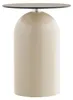 Beistelltisch Ravello aus Glas Ø40cm - Beige Produktbild-Vorschau 6