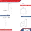 PremiumX 10-15cm Support mural en acier galvanisé Support Voir les images du produit 3