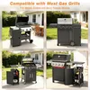 Grillwagen mit Stauraum und Haken - Modulare Trolley Produktbild-Vorschau 3