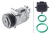 Compressore dell'aria condizionata 12 V Ø 115 mm HELLA Anteprima dell’immagine prodotto 1