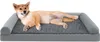 A dog is lying on a dog bed. Produktbild-Vorschau