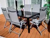 Sitzgruppe POETTO 6 Personen Grau Aluminium Gartenmöbel Produktbild-Vorschau 1