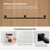 EUGAD Kleiderstange Wandmontage, Garderobe Rohr industrial, Produktbild-Vorschau 6