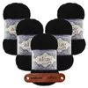 5 x ALIZE Velluto 60 Black mit Label Produktbild-Vorschau 1