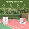 vidaXL Tenisová sieť čierna a červená 494,5 x 90 x 87 cm Náhľad obrázku produktu 6
