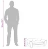 vidaXL Sofa dla psa niebieska 72x45x30 cm pluszowa Podgląd zdjęcia produktu 7
