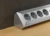 4-fach Steckdosenblock USB-A+C silber 250V/ 16A Produktbild-Vorschau 4