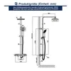 Homelody Dusche Duschsystem mit Thermostat Regendusche 2 Produktbild-Vorschau 12