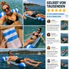 Wasserhängematte mit Kopf- und Nackenstütze, Luftmatratze Produktbild-Vorschau 5