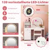 Zestaw toaletek dla dzieci z lustrem LED, stołkiem i Podgląd zdjęcia produktu 3