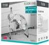 The image shows the packaging of a floor fan, with the fan itself visible on the left side. Náhľad obrázku produktu