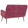 vidaXL Ławka do siedzenia wino czerwone 108x79x79 cm Podgląd zdjęcia produktu 5