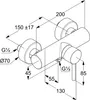 Kludi Bozz Miscelatore monocomando per doccia DN15, Anteprima dell’immagine prodotto 4