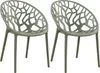 CLP 2er Set Gartenstuhl Hope, Modernes Design, Wetterfest, Produktbild-Vorschau 1