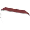 The Living Store Markise Automatisch mit LED Weinrot Produktbild-Vorschau 6