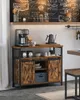 VASAGLE, mobiletto da cucina con ante scorrevoli, stile Anteprima dell’immagine prodotto 2
