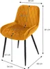 ML-Design 4er Set Esszimmerstühle mit Rücken- und Produktbild-Vorschau 7