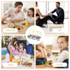 UnboxG Edelstahl Snackbox 2er Set 600 ml, 3 Fächer, Produktbild-Vorschau 7