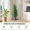 HOMCOM 2er Set Künstliche Zypressenbäume groß 90cm Produktbild-Vorschau 4