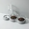 Trojitá miska pro psy a kočky s dávkovačem vody a stojanem Náhled obrázku produktu 2
