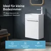 doporro Badmöbelset Waschbecken-Unterschrank für Gäste-WC Produktbild-Vorschau 2