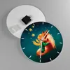Wanduhr - Rund - Glasuhr - Klein Prinz Nov - 30x30cm - Produktbild-Vorschau 2