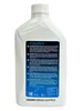 A white plastic bottle of ZF Lifeguard 8 transmission fluid, shown from the back with a label containing product information and warnings. Produktbild-Vorschau