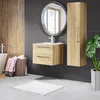 Stamar Waschtisch mit Unterschrank 50 cm Gold Eiche Hängend Produktbild-Vorschau 7