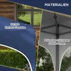 Outsunny altán 2,95 x 2,95 cm, skládací altán s UV Náhled obrázku produktu 7