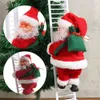 Elektrischer kletternder Weihnachtsmann auf Leiter – Produktbild-Vorschau 6