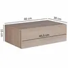 A wooden nightstand with dimensions indicated. Náhled obrázku produktu