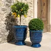Provencelia Keramik Pflanzkübel Richelieu Aqua, Ø35 x H42 Produktbild-Vorschau 4