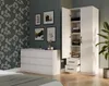 Topeshop ROMANA 80 BIEL L, Weiß, Garderobe, 5 Regale, 2 Produktbild-Vorschau 5