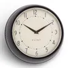 LS-LebenStil Nostalgische Metall Wanduhr Schwarz 23cm Rund Produktbild-Vorschau 1
