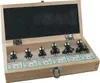 Abrundfräsersatz Hartmetall Schaft-Ø 8 mm 6-teilig Produktbild-Vorschau 1