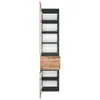 Badmöbel Seitenschrank 40 cm LAURIA-03 in Graphitgrau mit Produktbild-Vorschau 4