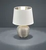 Lampa stołowa LUXOR srebrno-biała 1xE14x40W tkanina Podgląd zdjęcia produktu 4