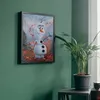 Malen nach Zahlen mit Rahmen Eiszeit Olaf 40x50 cm Produktbild-Vorschau 4