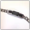 Edelschmiede925 Edelstahl Armband mit Idenplatte geschwärzt Produktbild-Vorschau 4