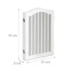 Barrière de sécurité Relaxdays, barrière autoportante, H x Voir les images du produit 5