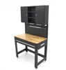 115 cm lange Werkbank mit Holzwerkblatt, hinterer Wand mit Produktbild-Vorschau 4