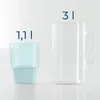 Wessper D2 BOROSILICATE Wasserfilterkanne 3 L Minze – Produktbild-Vorschau 4