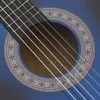 vidaXL Westernová gitara s výrezom a 6 strunami Blue Shaded Náhľad obrázku produktu 5