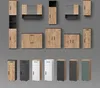 Badschrank Livinity Ronco Goldkraft Eiche/Anthrazit 30 x Produktbild-Vorschau 7