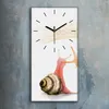 Leinwand Uhr Küche Wohnzimmer Bild 30x60 Aquarell zwei Produktbild-Vorschau 2