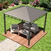 Gartenpavillon 3x3 m Stahldach Hardtop, ohne Seitenteile, Produktbild-Vorschau 4
