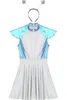 Damen Alien Kostüm Space Girl Metallic Gr 3XL Kleid mit Produktbild-Vorschau 6